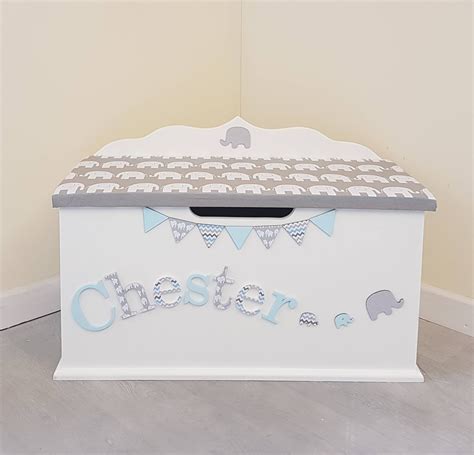 Personalised Toy Box Custom Bespoke Wooden Toy Box Etsy