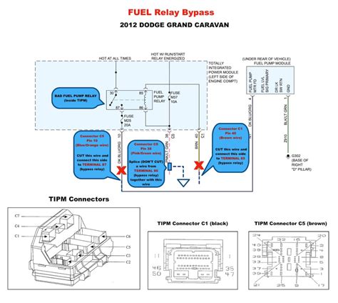 Fuel Pump Relay 2013 Dodge Grand Caravan