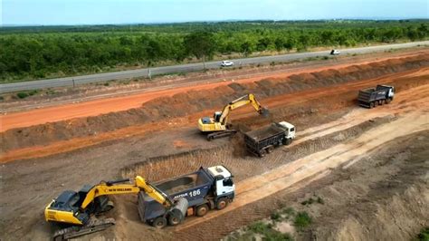 AO VIVO OBRAS DO VIADUTO E TERRAPLANAGEM DO CONTORNO NORTE DE CUIABÁ MT