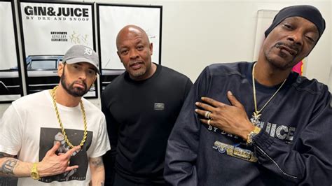 Dr Dre Snoop Dogg And Eminem Reunite For Rare International Performance