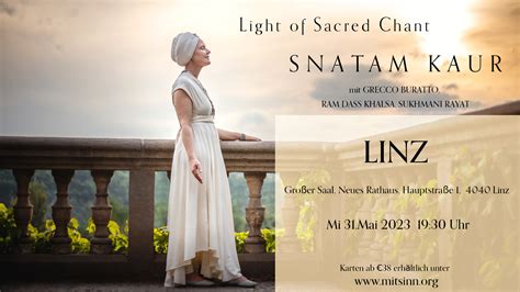 Snatam Kaurs Light Of Sacred Chant Tour 2023 Linz Konzert 1