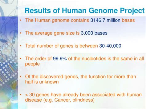 Ppt Topics In Nano Biotechnology Human Genome Project Lecture 12 Powerpoint Presentation