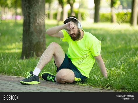 Tired Male Runner