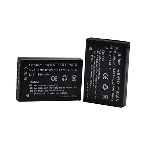 NP 120 NP120 FNP120 DL17 D Li7 DB 43 BP 1500s Battery For Fuji Fujifilm