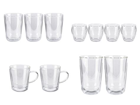 Verres Double Paroi Ernesto En Verre Borosilicate