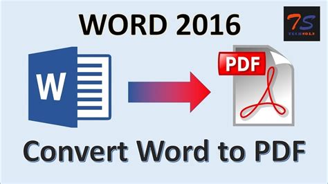 Convert A Word Documents To PDF For Free YouTube