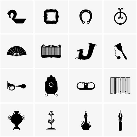 Premium Vector Antique Vintage Items