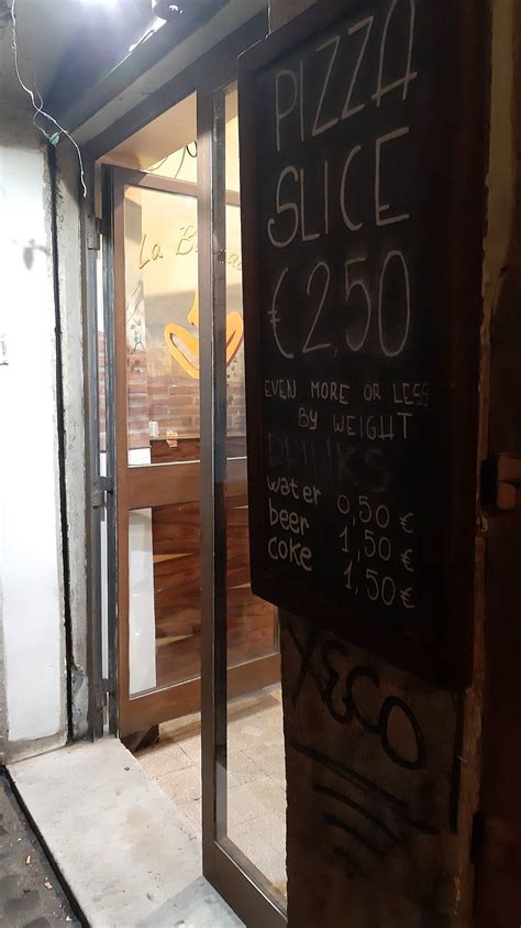 Menu At Pizzeria Boccaccia Rome Via Leonina