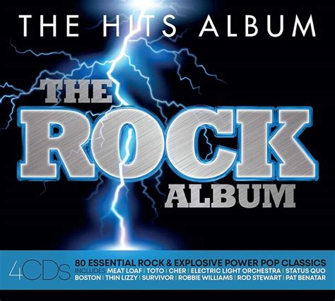 Various Artists The Hits Album The Rock Album 4cd