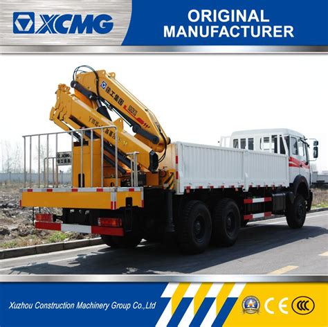 XCMG Official Newest 5 Ton Folding Arm Truck Mounted Crane Crane And