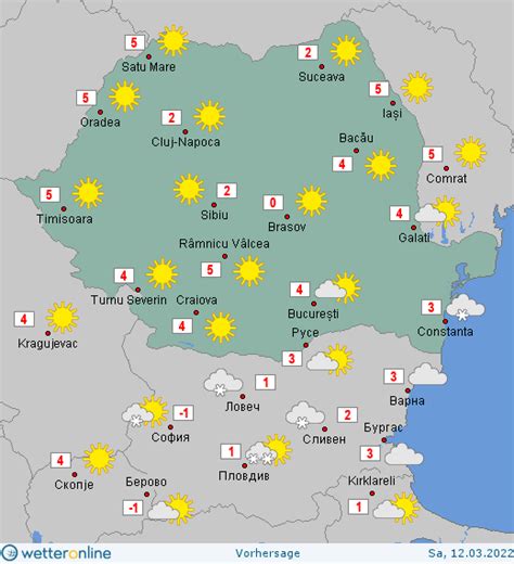 Prognoza Meteo Romania 12 Martie 2022 Romania Vremea Weathernews