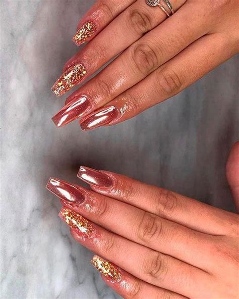 The Best Chrome Nail Ideas To Copy Stylish Belles Gold Chrome Nails