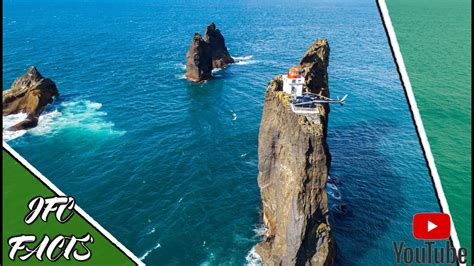 Farol De Thridrangar Vestmannaeyjar O Farol Mais Isolado Do Mundo