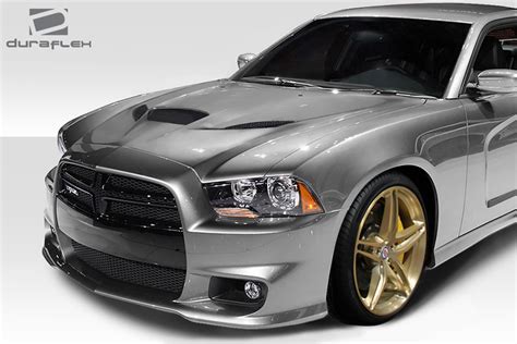 Hood Body Kit For 2013 Dodge Charger 0 2011 2014 Dodge Charger Duraflex Hellcat Look Hood 1