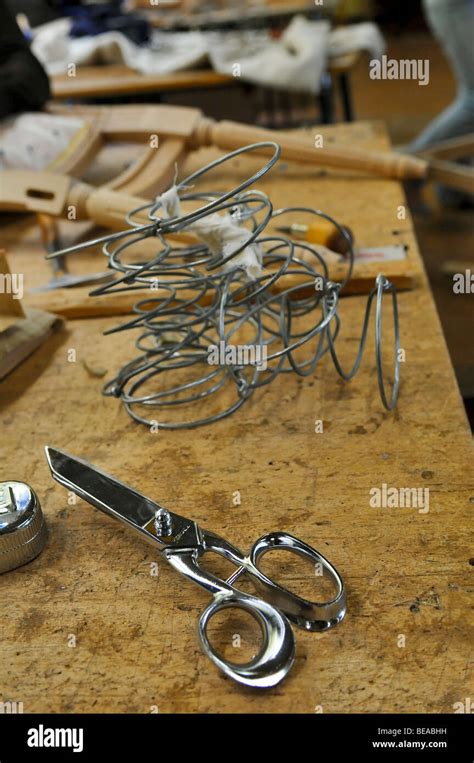 Upholstery Workshop High Resolution Stock Photography And Images Alamy