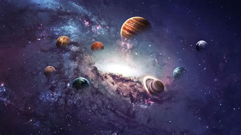 Solar System Planets Aesthetic K Wallpaper