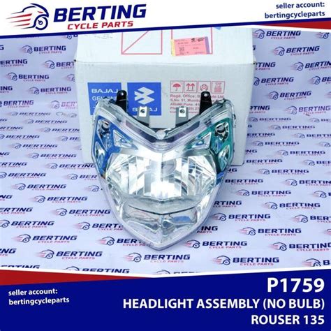 Headlight Assembly Rouser Genuine Jd Lazada Ph