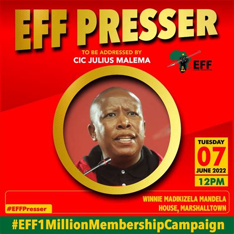 Economic Freedom Fighters On Twitter HAPPENING TODAY We Are