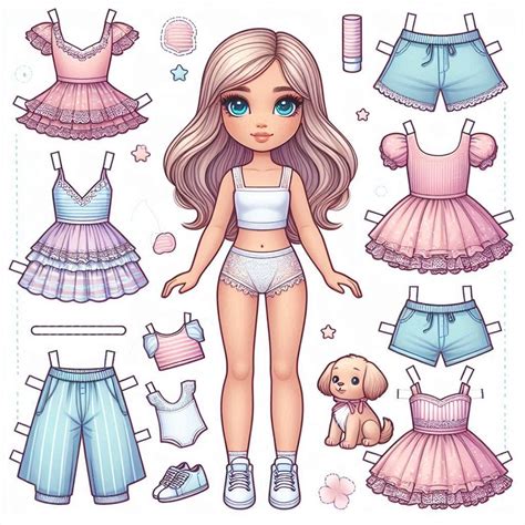 Image Creator In 2024 Paper Doll Dress Barbie Paper Dolls Paper