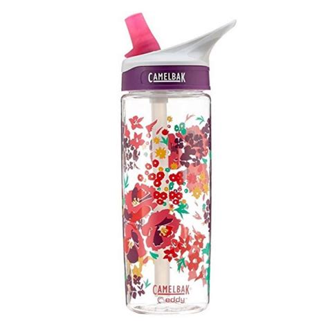 Botella De Agua Camelbak Eddy L Lila Flowers