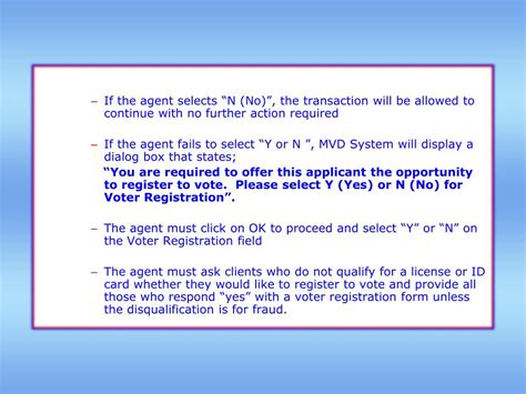 Ppt Voter Registration Powerpoint Presentation Free Download Id6717225