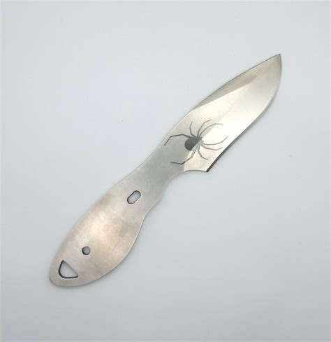 Otter Skinner Lasered Scorpion Image Stainless Steel Knife Making