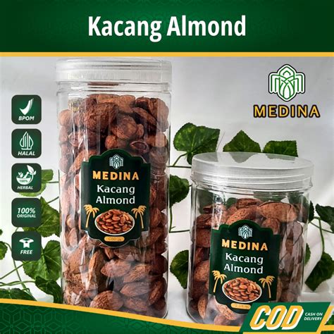 Jual Kacang Almond Cangkang Susu Gr Gr Panggang Almond Kulit