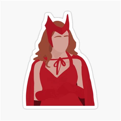 Wanda Comic Book Costume Sticker By ChristysSticker