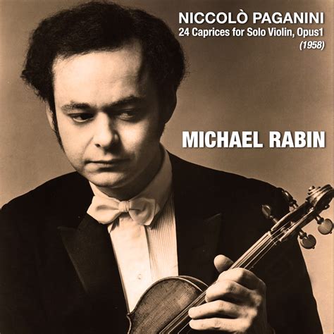 Niccol Paganini Caprices For Solo Violin Opus Album By