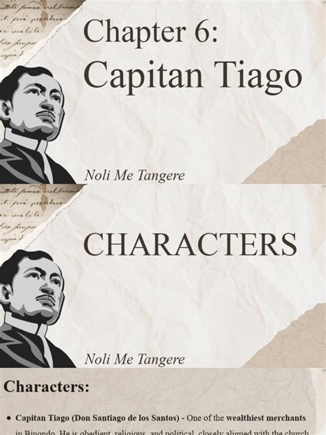 Chapter 6 Kapitan Tiago Pdf Novels Based On Actual Events