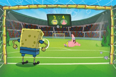 Jogos Da Nickelodeon Jogo Futebol De Bolhas Bob Esponja