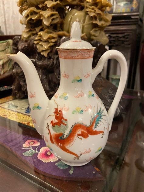 Vintage Dragon And Phoenix Wine Teapot Hobbies And Toys Memorabilia