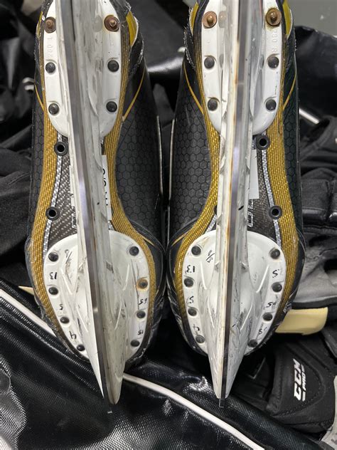 Used Bauer Pro Stock Size Supreme Totalone Nxg Hockey Skates