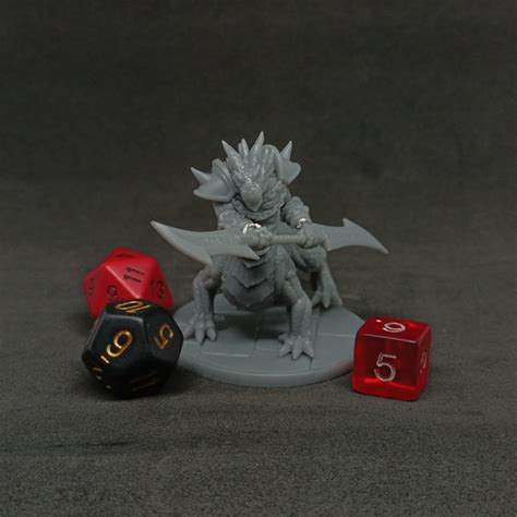 3d Printable The Draconian Guard Draconic Centaur Pose C By Imagine