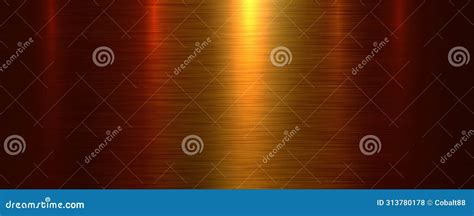 Copper Brushed Metal Texture Background Shiny Lustrous Metallic D