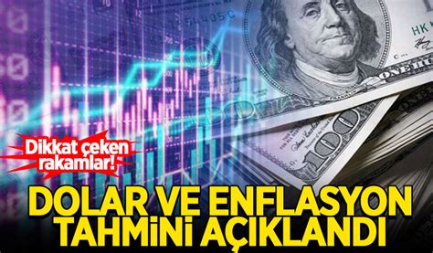 Merkez Bankası nın enflasyon ve dolar tahmini değişti Bakan Şimşek ten