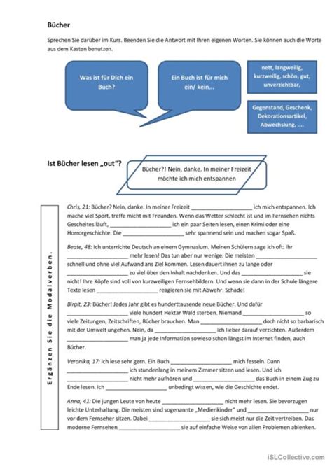 Gewohnheiten Deutsch Daf Arbeitsbl Tter Pdf Doc