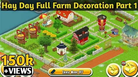 Hay Day Full Farm Decoration Part 1hay Day Designingfrom Temct Gaming