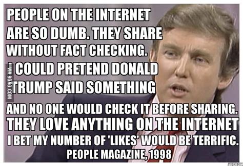 Rare Donald Trump quote from People Magazine 1998 - 9GAG