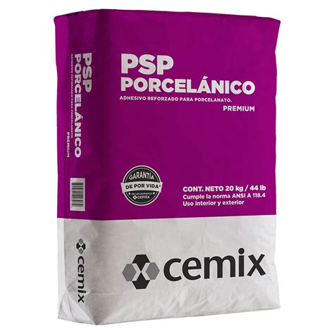 Psp Porcelanico Cemix Kg Grupo Rogonsa