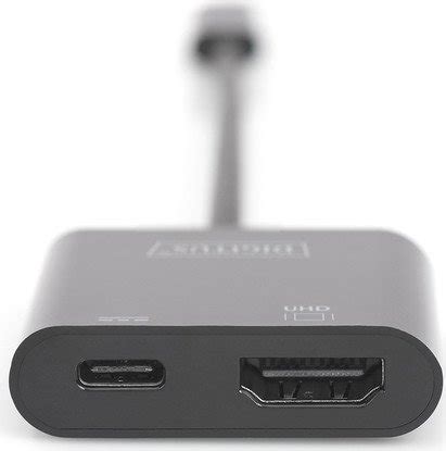 Digitus Usb C Auf Hdmi Multiport Adapter Schwarz Da Ab