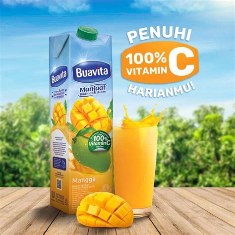 Jual Buavita Jus Buah Asli Mangga 1000 Ml Mango Juice Jus Mangga Di