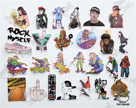 Pcs Hip Hop Stickers Pack S Hip Hp Clothing Etsy Canada