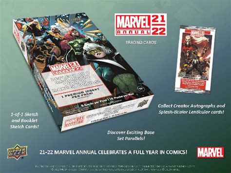 2021 22 Upper Deck Marvel Annual Checklistcenter