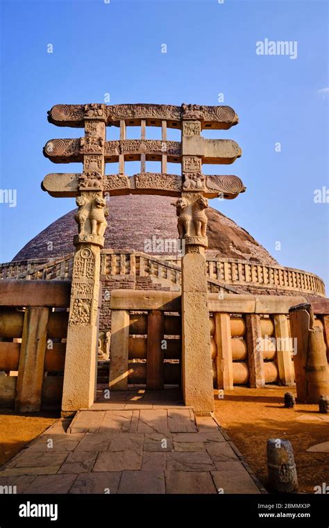 India Madhya Pradesh State Sanchi Buddhist Monuments Listed As World