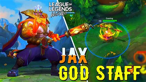 Jax God Staff Skin 14 League Of Legends Wild Rift Android IOS