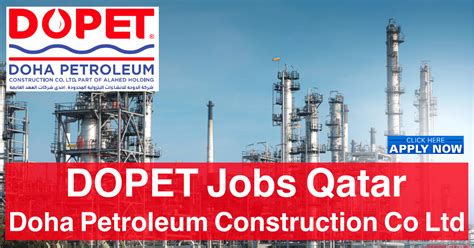 Dopet Jobs Qatar Doha Petroleum Construction Co Ltd Careers