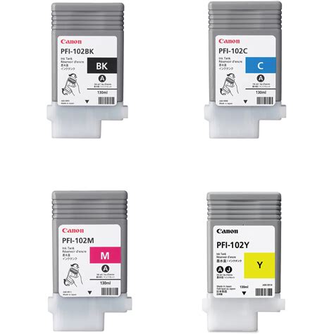 Original Canon Pfi Cmyk Multipack Ink Cartridges B