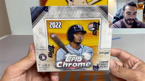 Topps Chrome Jumbo Hobby Box New Release Youtube