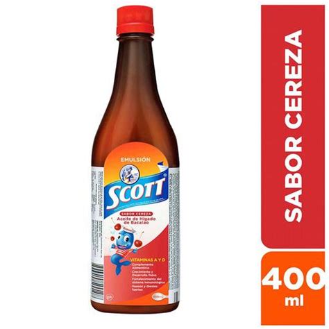 Emulsi N De Scott Sabor Cereza Frasco Ml